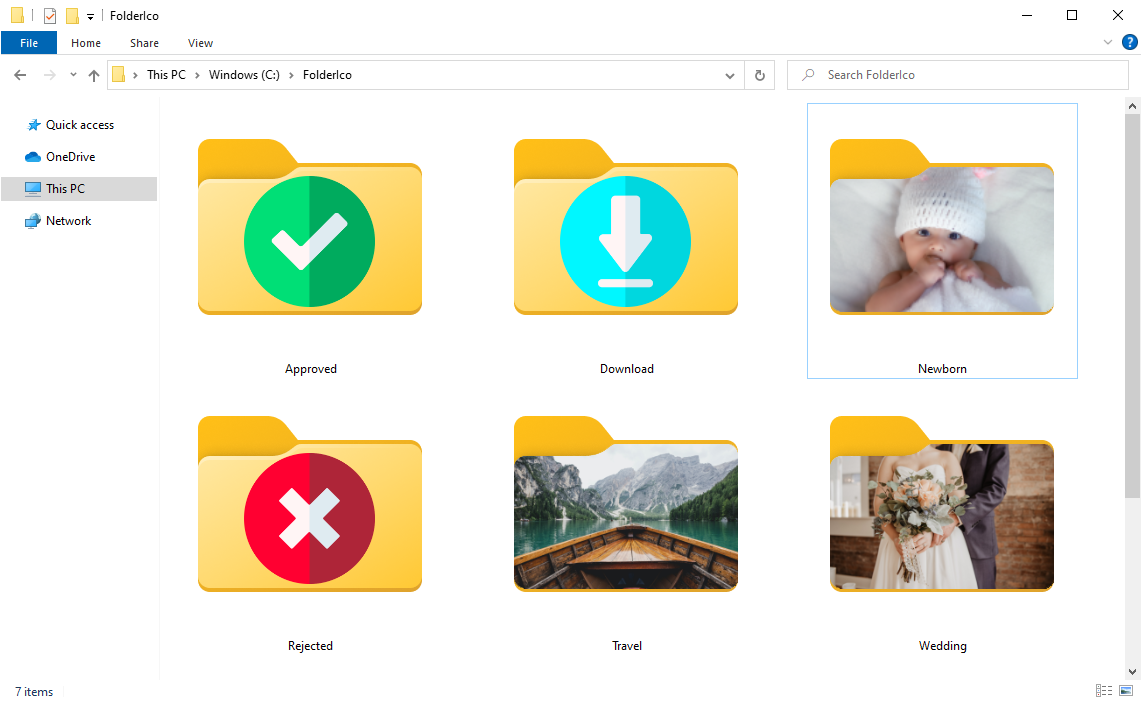 Folderico – change icons of the folders
