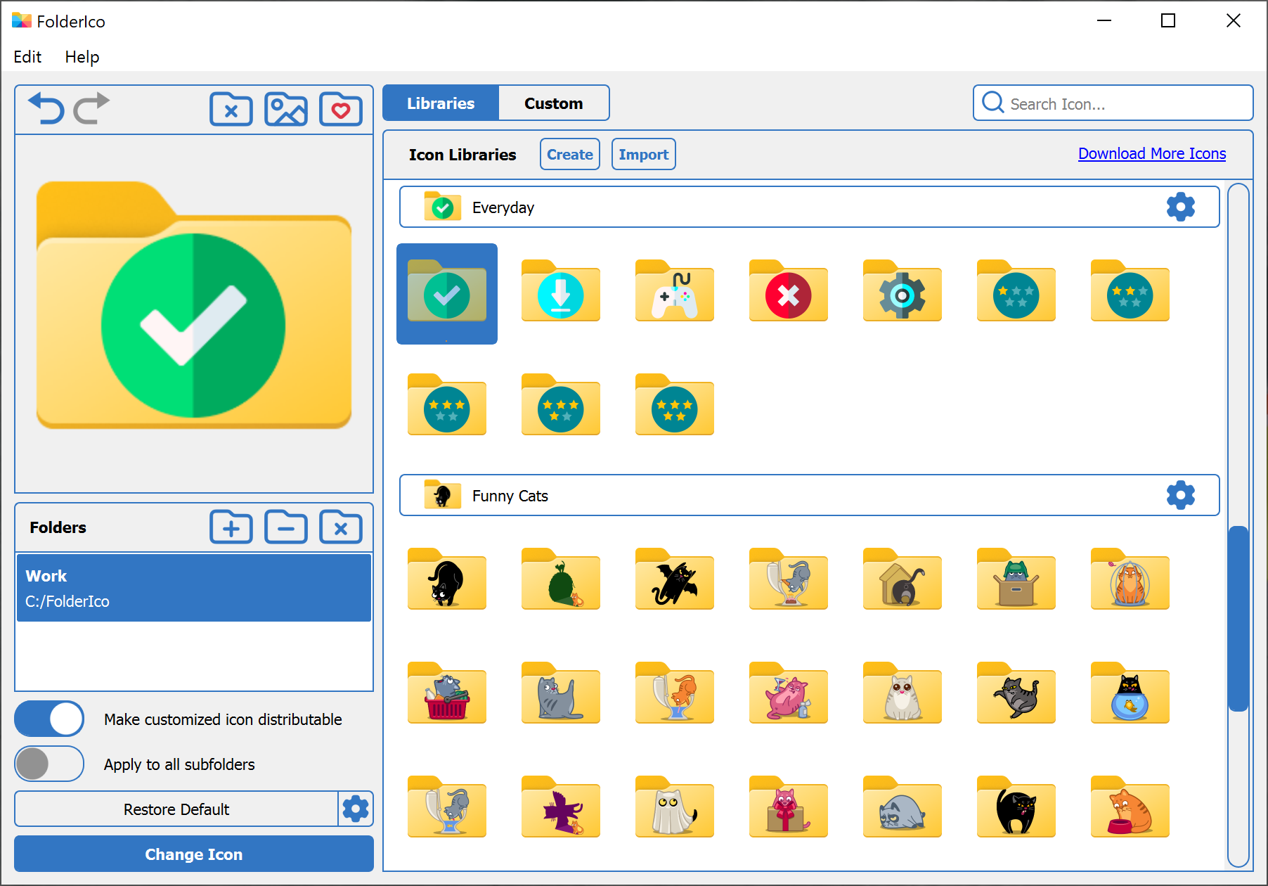 Classify your folders by priority