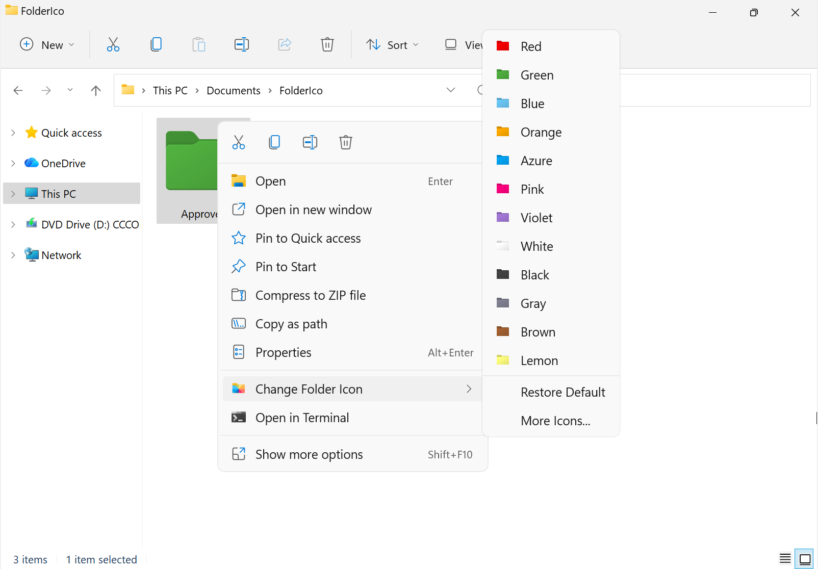Integration with Windows Explorer