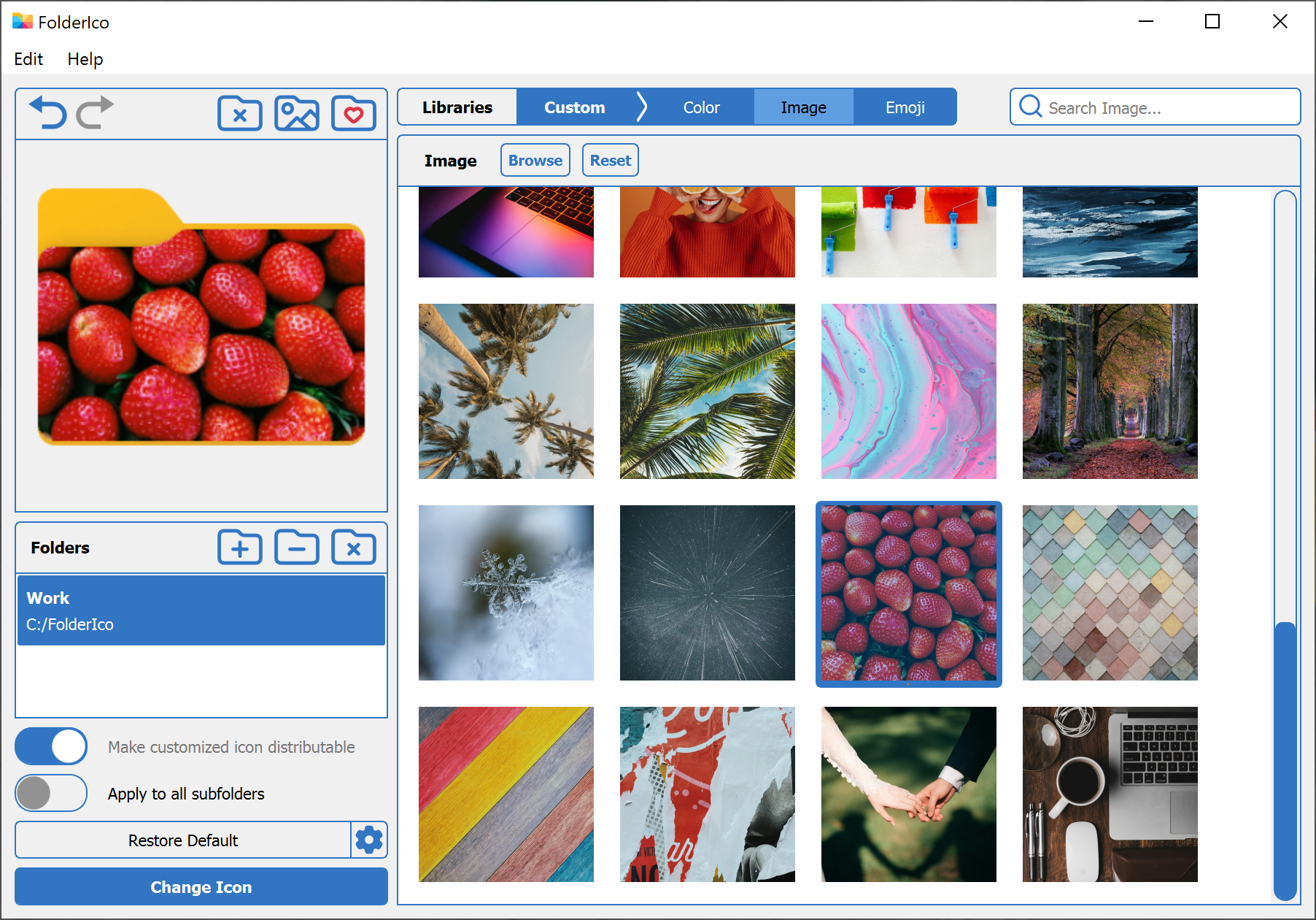 Easily Add a Photo Cover to Your Folders