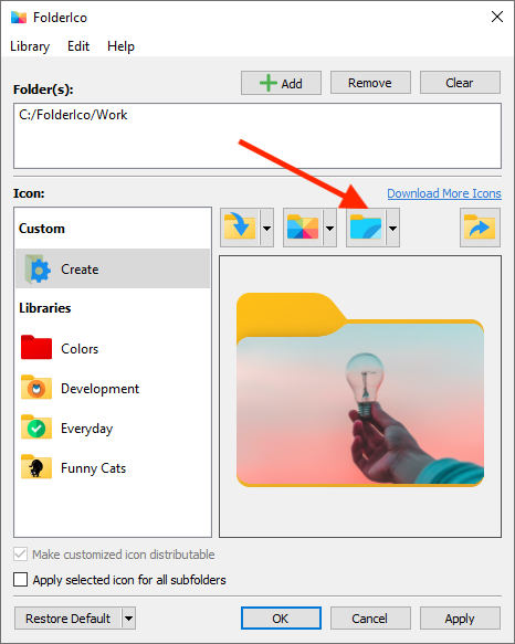 uhøjtidelig kugle lære How to Customize Folder Icon